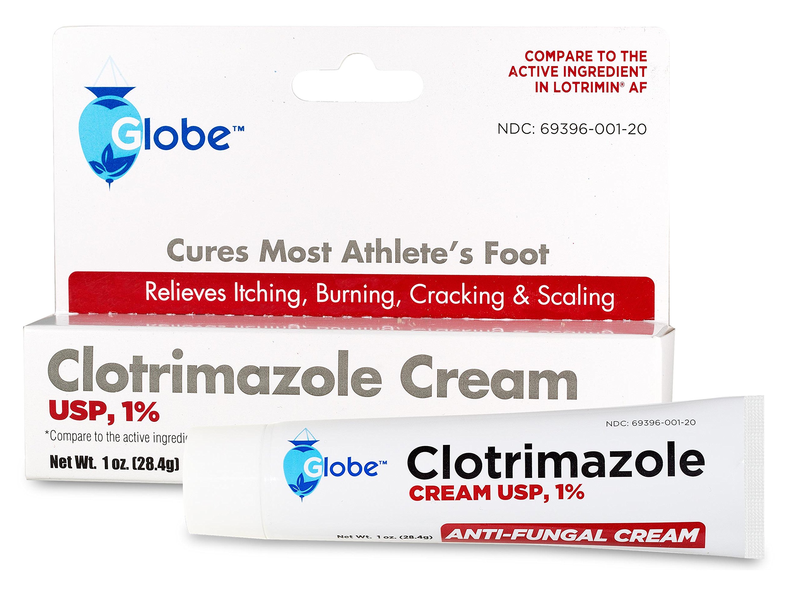 (5 pack) Clotrimazole Antifungal Cream 1 USP 1.0 oz Compare to