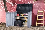 Keter Store it Out Nova Garden Storage Shed 132x71.5x113.5cm Grey view 4