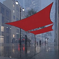 Royal Shade 7' x 9' Red Rectangle Waterproof Sun