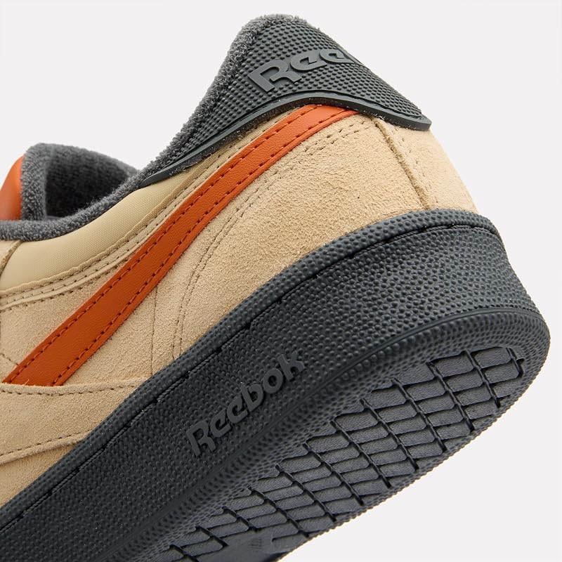 Baskets Unisexe Club C Revenge Vintage - Beige Simple/Gris 5/Orange Rustique, 38,5 EU — photo 2 sur 8