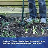 Faithfull Countryman 6 Prong Cultivator Green view 6