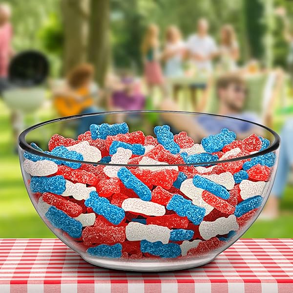 SOUR PATCH KIDS RED, WHITE & BLUE SOFT & CHEWY GUMMY CANDY, BULK CANDY, 1.8 LB