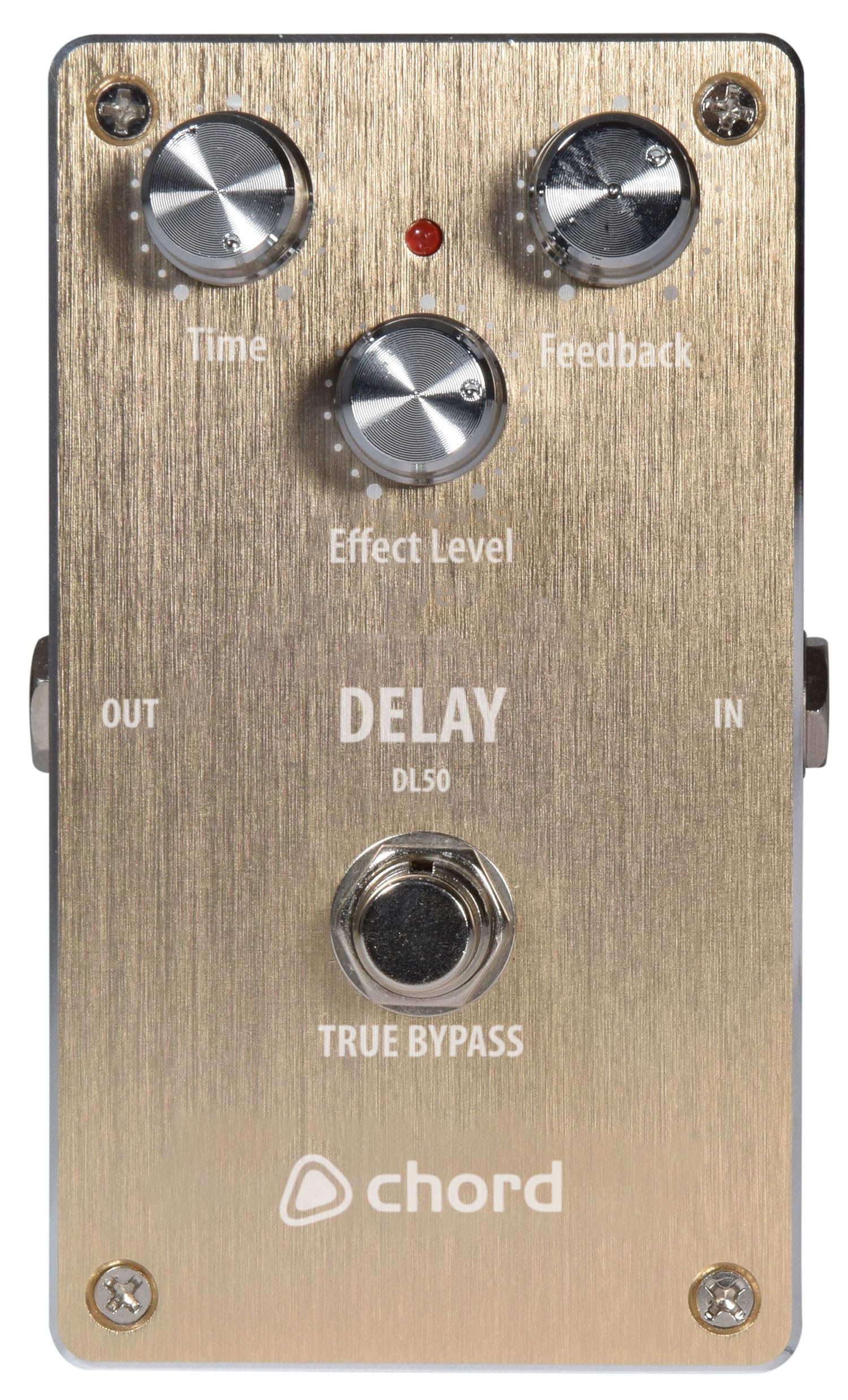 Chord | Guitar Delay effects Pedal With Adjustable Time, Feedback & Level Control