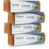 Himalaya Botanique Xylitol Fluoride-Free Toothpaste, Mint, 4 oz, 4 Pack | Whitens Teeth, Fights Plaque with Regular Brushing,