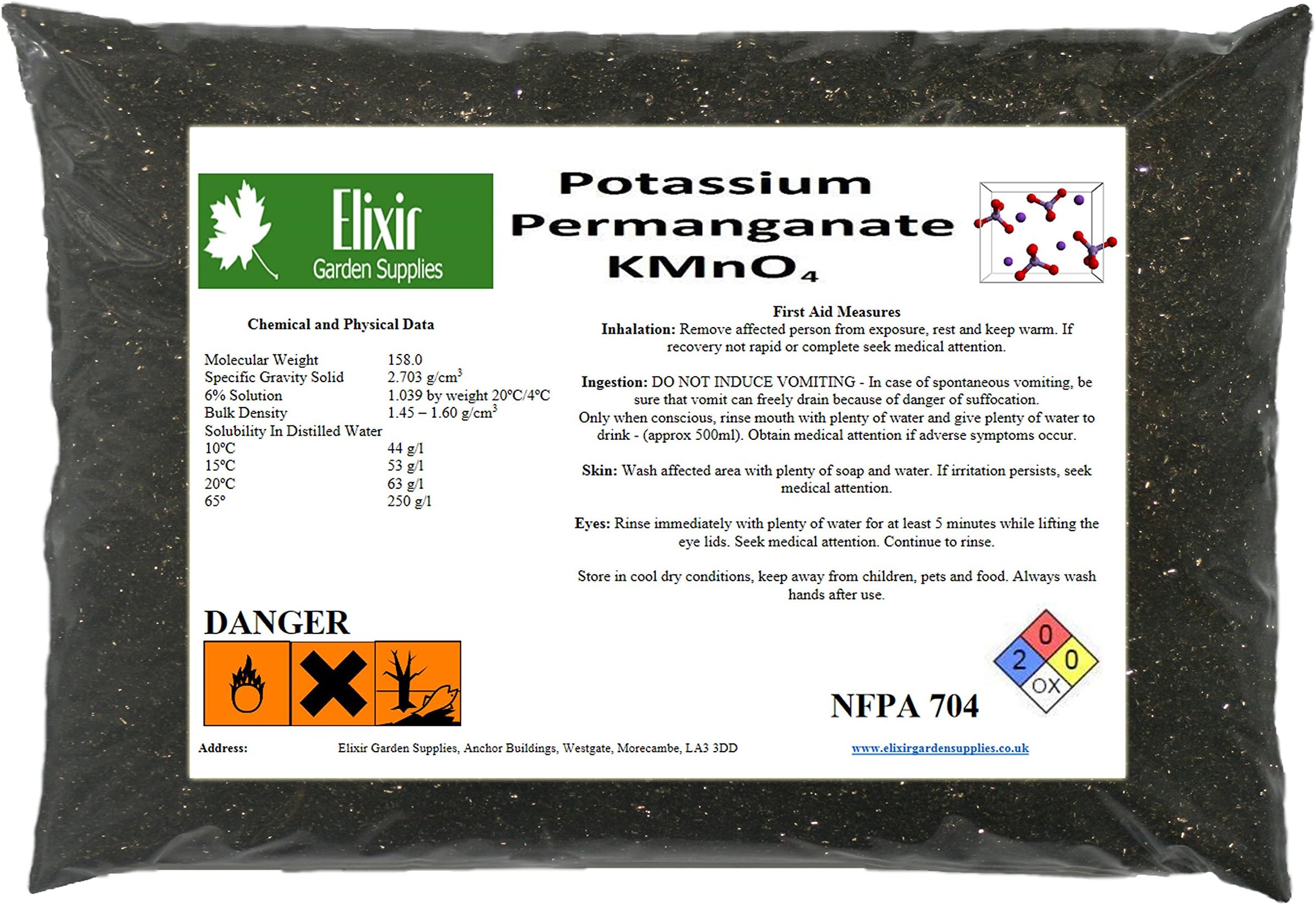 Elixir Potassium Permanganate Fine Grade (100g)