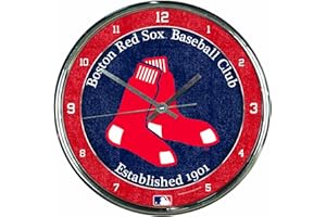 WinCraft MLB Chrome Clock, 12" x 12"