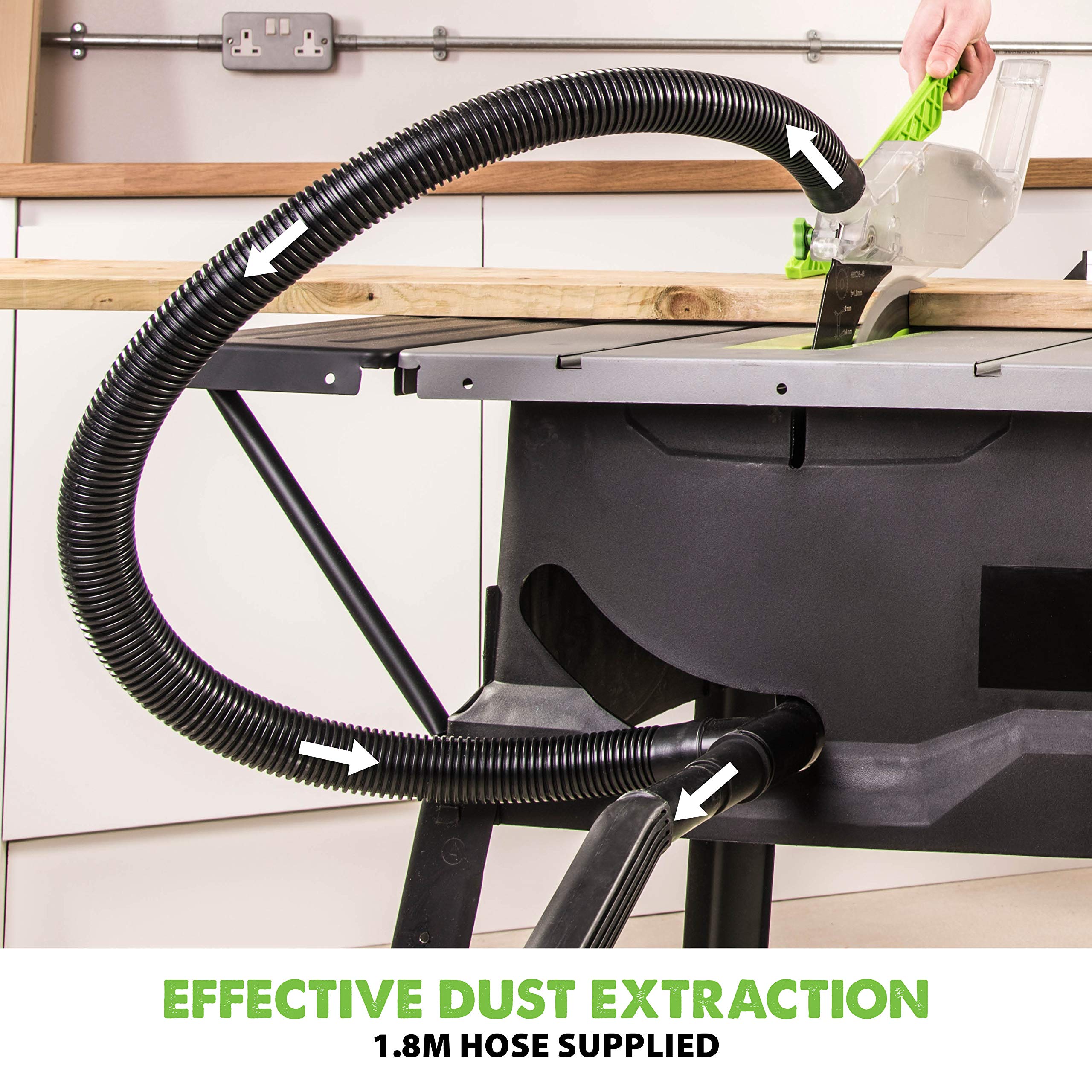 Evolution Power Tools Fury 5S Table Saw With MultiMaterial Cutting