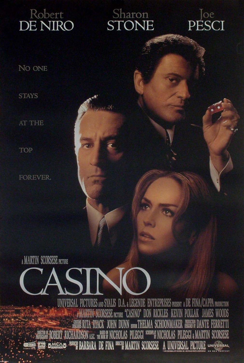 Casino 27x40 Movie Poster Robert De Niro