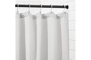 �鶹�� Basics Adjustable Sturdy Spring Tension Curtain Rod, No Drilling/No Holes, 54-90 Inch, Black, Classic Finial