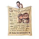 Antonia Bellamy 5 Year Anniversary Blanket Gifts