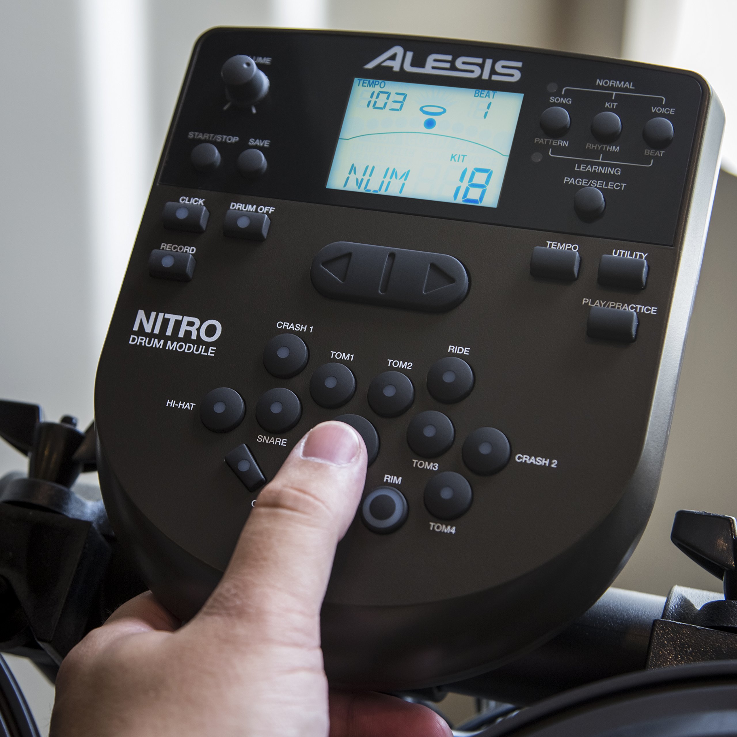 Alesis Nitro Kit Electronic Drum Set with 8" Snare, 8" Toms, and 10