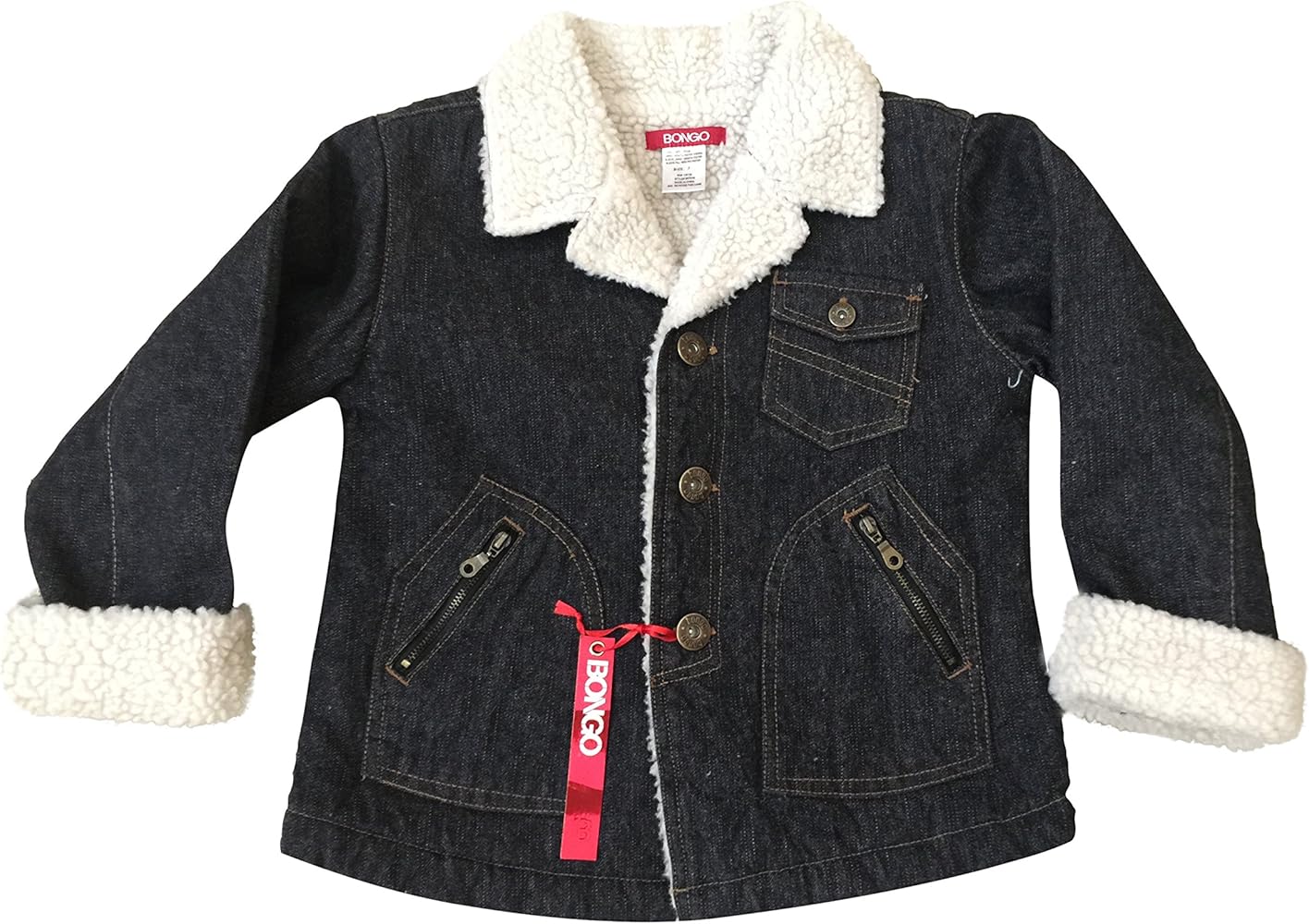 black denim jacket size 8