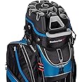 Founders Club 3rd Generation Club Lock Organizer Golf Cart Bag with 14 Way Anti Rattle Divider Top- Free Snap On Rain Hood-Full Length Dividers