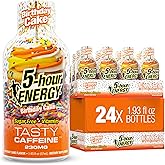 5-hour ENERGY BIRTHDAY CAKE Flavor, 24 Count, Extra Strength Energy Shot | 1.93 Fl Oz, Amino Acids, B Vitamins, Sugar Free and Zero Calories