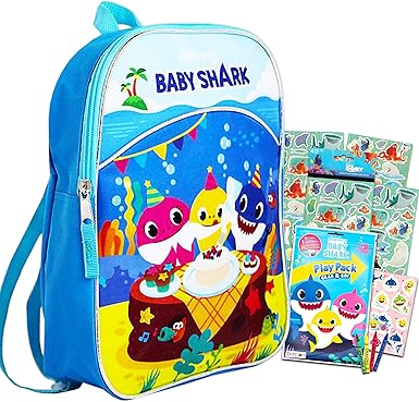 baby shark backpack for toddlers