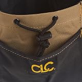 Custom Leathercraft 1148 22-Pocket Tool Parts Drawstring Bucket Bag 10x6 view 5