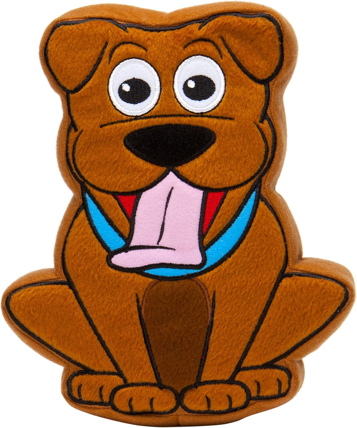 PrideBites Dog Squeak Toys Dog Toy - Made of Durable Fleece, 55 lb Pull Pressure, Soft Foam Stuffing - Indoor/Outdoor, Machine Washable - Floats in Water - As Seen on ABC Shark Tank