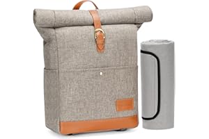 HAPPYPICNIC Picnic Backpack Bag with Cooler Compartment - Insulated Picnic Basket with Waterproof Picnic Blanket for Outdoor Camping Beach Hiking and Travel