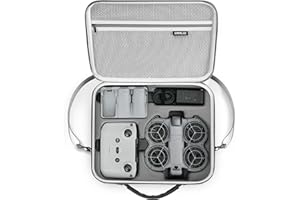 STARTRC Carrying Case for DJI Neo 2 Accessories, Portable PU Protective Shoulder Bag for DJI Neo 2 Fly More Combo, Compatible