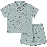 Modern Moments by Gerber boys 2-piece Resort Shirt & Short Set