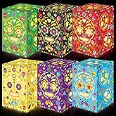 36 PCS Day of The Dead Decorations Sugar Skull Candle Holder Boxes Luminary Bags Dia De Los Muertos Party Supplies 6 Style Decorative Hollowed Paper Boxes Ofrenda Altar Diwali Decor