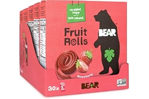 Bear Fruit Yoyos Strawberry Family Pack 9 x 20g - Pack of 6
