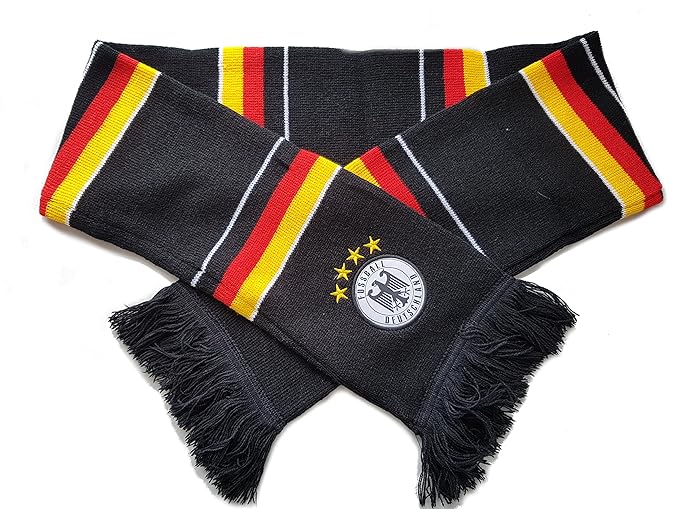 Familienkalender Schal Deutschland Fussball Bundesliga Fan Sports Deutschland schwarz