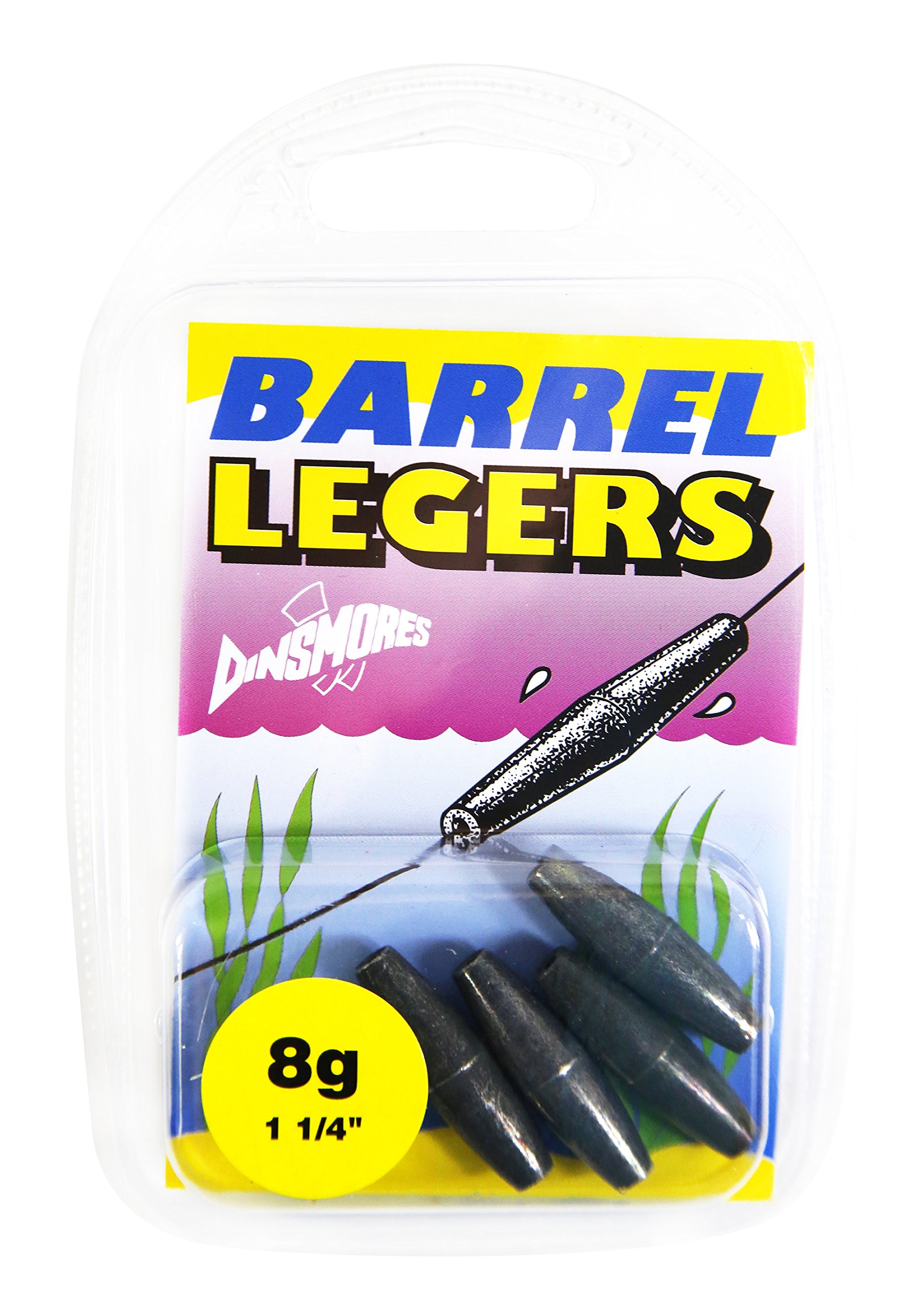 Dinsmores Non-Toxic Barrel Leger Sinker - Black, 8 g