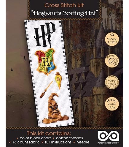 Kreuzstich-Lesezeichen-Set „Oz Witches“ – DIY-Stickerei Mit Guter & Böser Hexe Aus Der Zauberer Von Oz