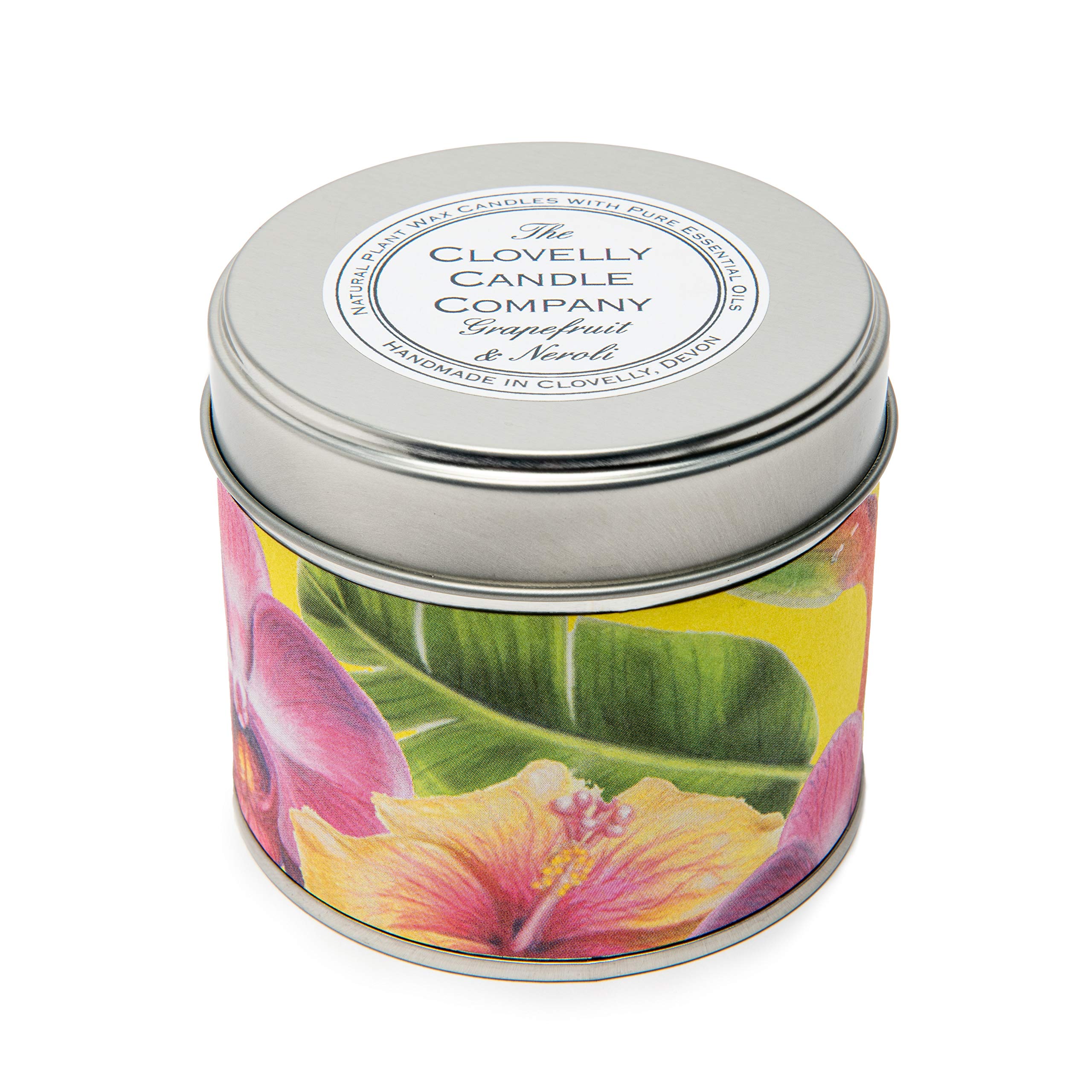 Clovelly Soap Co Handmade Natural Scented Grapefruit & Neroli Aromatherapy Soy Wax Vegan Candle