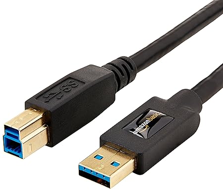 AmazonBasics USB-3.0-Kabel, USB-A-auf-USB-B, 91,4 cm