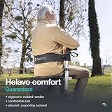 Helavo 4-Wheel Rollator Walker with Seat Foldable Lightweight Aluminum view 3