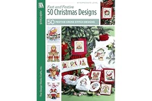 Fast & Festive, 50 Christmas Designs-Charming Cross Stitch Designs to use in a Variety of Christmas Projects