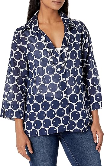 Amazon Alfred Dunner レディース ツーフォワン ドットシャツ シャツ ブラウス 通販