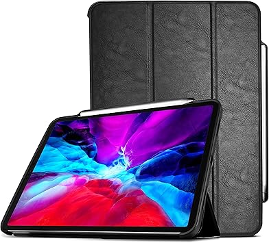 Amazon Com Procase Ipad Pro 12 9 2020 2018 Case With Pencil Holder Support 2nd Gen Apple Pencil Charging Protective Smart Cover Shell Stand Folio Case For Ipad Pro 12 9 4th Gen 2020