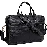 VC VINTAGE COUTURE Leather briefcase bag for men Leather Laptop Bags For Men and Women Travel Messenger Bag