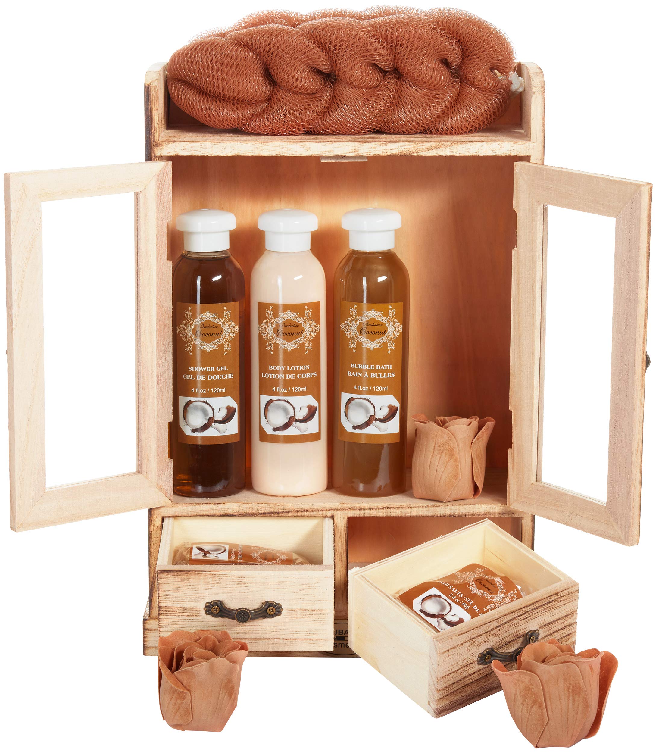 BRUBAKER Cosmetics 'Coconut' Bath and Body Gift Set (10 Pieces)