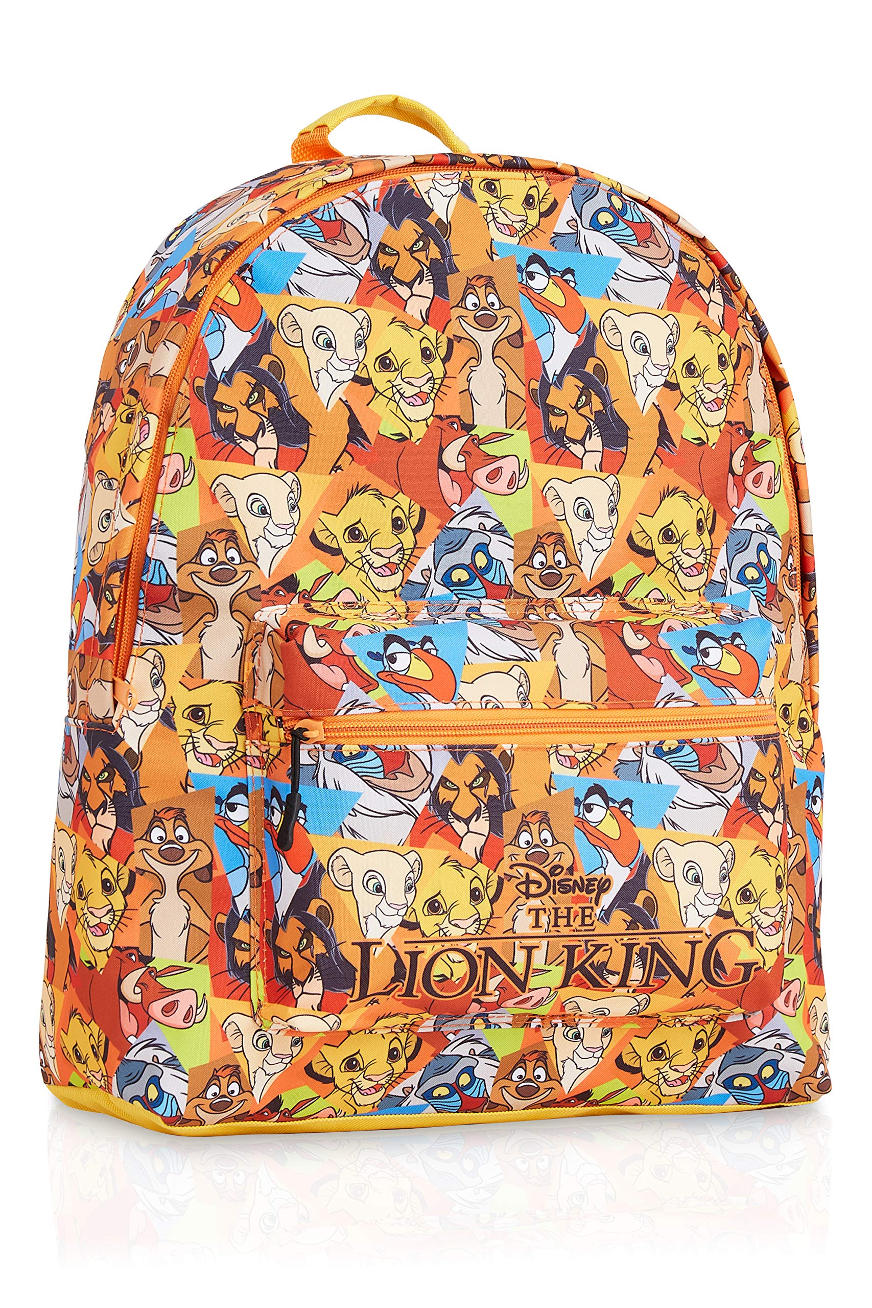 Disney Lion King School Bag, Kids Backpack with The Lion King Characters, Large Capacity Rucksack for School Travel, Official Merchandise Disney Gifts for Girls Boys Teenagers