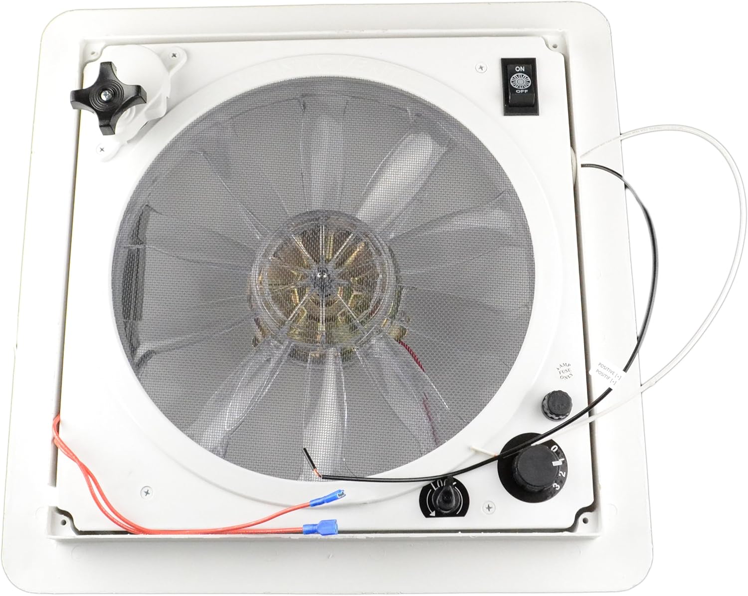 FanTastic Fan XW8100DMW 6" Roof Vent with Fan, Power Lift, and Single