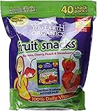 YumEarth Organics Gluten-Free Fruit Snacks with Real Fruit Juice, 40 Count