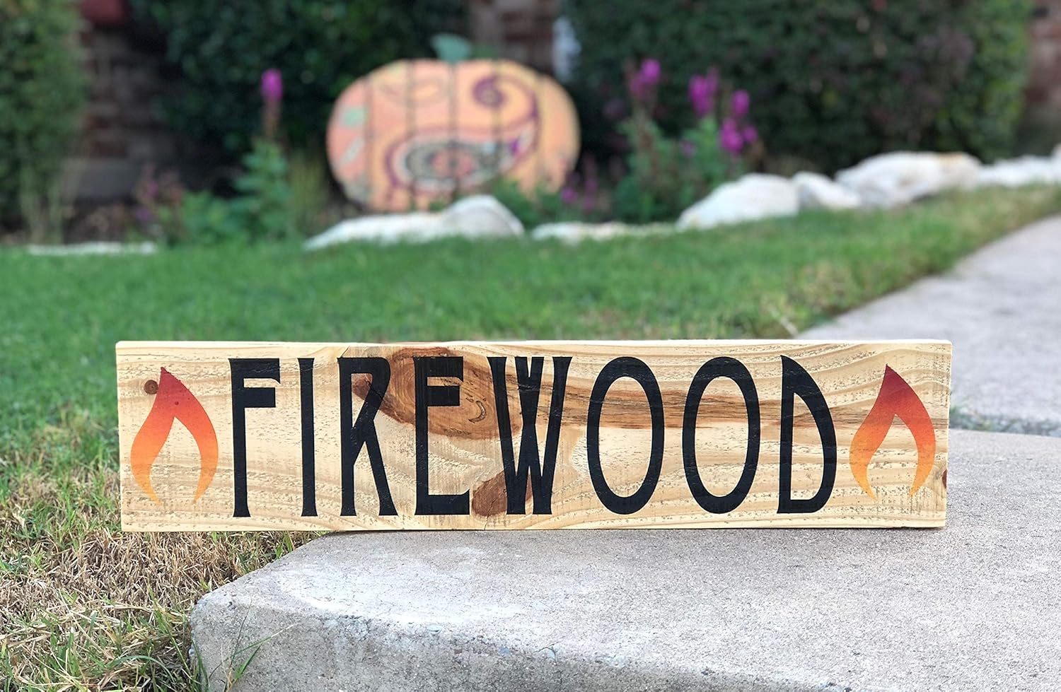 cartello di vendita di legna da ardere