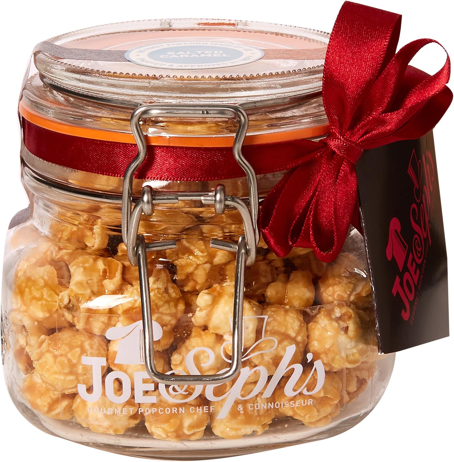 Joe & Seph's Popcorn Kilner Jar of Salted Caramel Popcorn 0.5 Litre