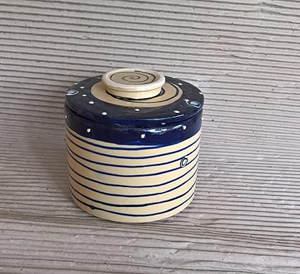 französische Wasserbutterdose Keramik für 250g Butter in holländle