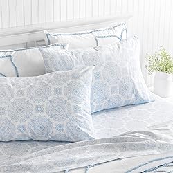 MARTHA STEWART June Medallion King Sheet Set - 4
