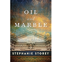 Oil and Marble: A Novel of Leonardo and Michelangelo book cover Oil and Marble: A Novel of Leonardo and Michelangelo book cover