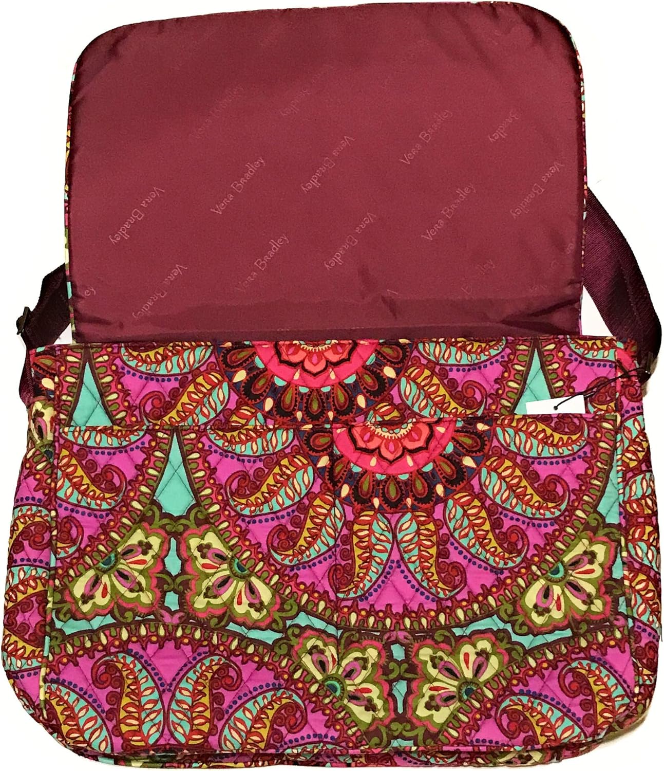vera bradley essential messenger bag