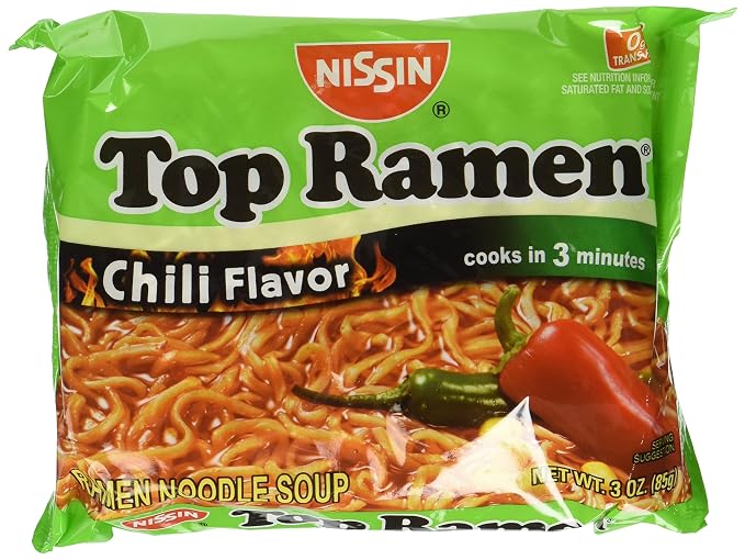 Nissin top ramen spcy chile chk (070662010174)