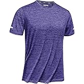 TACVASEN Mens Workout Shirts Short Sleeve Athletic Dry Fit Tshirts Shirts Running Gym Crewneck T-Shirts
