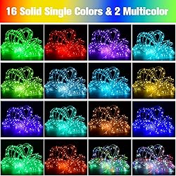Nazuwke 66Ft LED Rope Lights Outdoor, 18 Colors