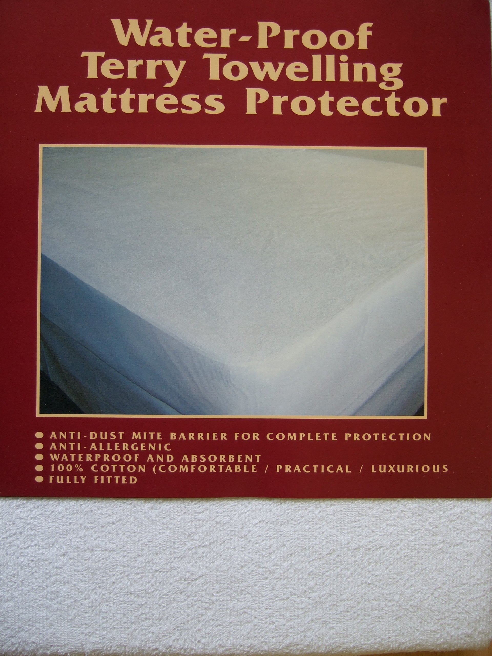 Emma Barclay Terry Finish Waterproof Mattress Protector - King Bed